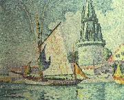 Paul Signac La Rochelle, the Quartermaster's Tower oil on canvas